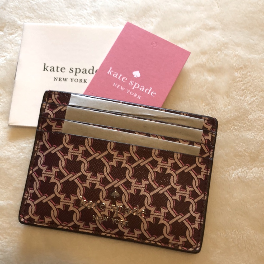 Kate Spade Pink and purple Card Holder